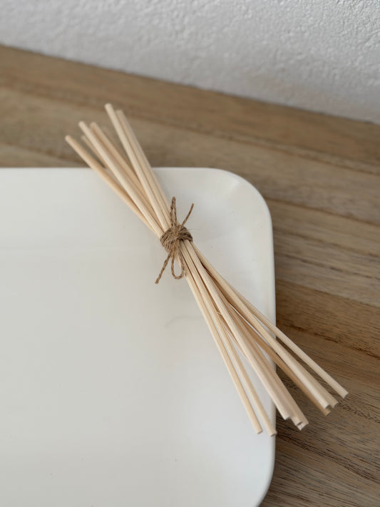 Fagot de 10 bâtonnets de rotin naturel