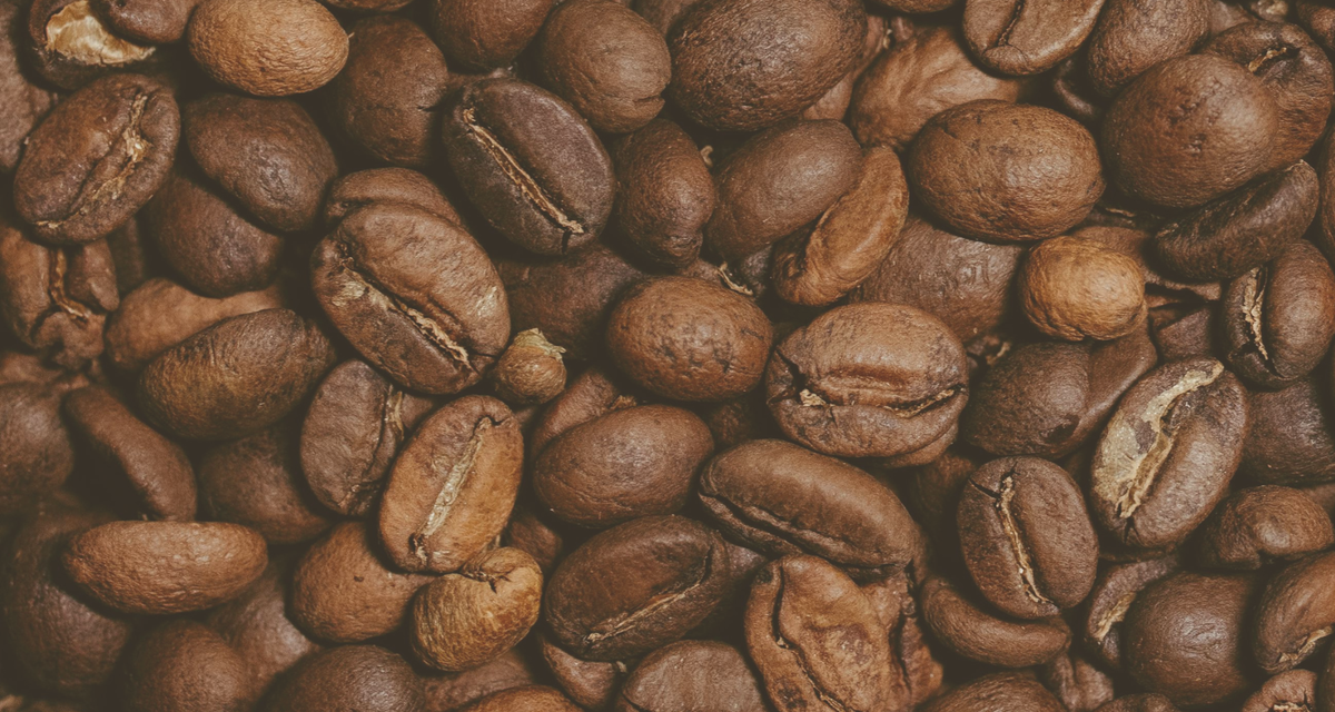 gros plan sur des grains de café, parfum LUM